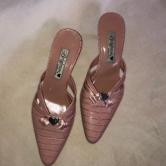 Light pink Brighton kitten heels - Picture 3 of 4